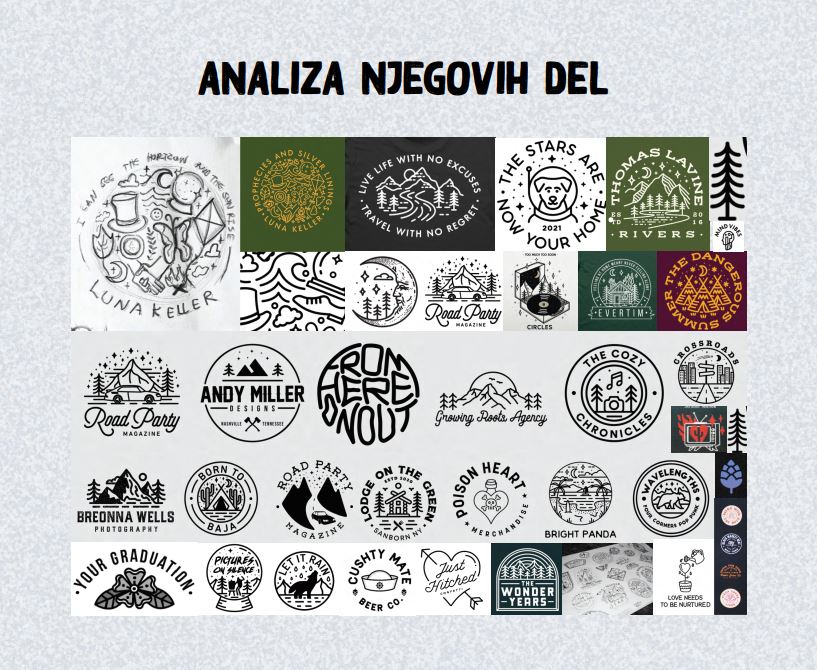 Analiza njegovih del