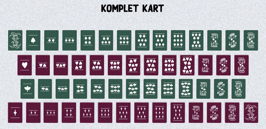 komplet kart